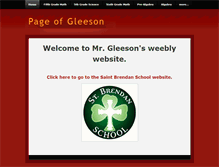 Tablet Screenshot of mrgleeson.weebly.com