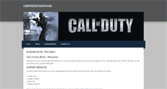 Desktop Screenshot of callofdutyhackmods.weebly.com