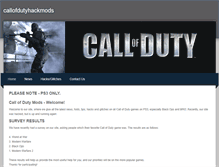 Tablet Screenshot of callofdutyhackmods.weebly.com