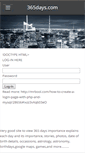 Mobile Screenshot of 365days.weebly.com