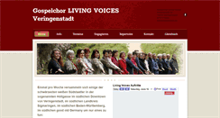 Desktop Screenshot of gospelchor.weebly.com
