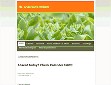 Tablet Screenshot of msandersonwebsite.weebly.com