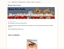 Tablet Screenshot of bearynicenails.weebly.com