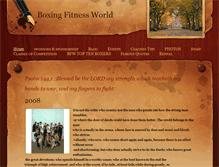 Tablet Screenshot of boxingfitnessworld.weebly.com