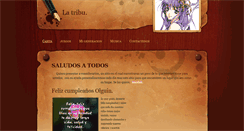 Desktop Screenshot of latribu.weebly.com