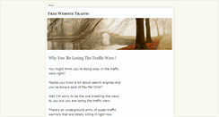 Desktop Screenshot of getfreewebsitetraffic.weebly.com