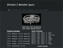 Tablet Screenshot of division2menifeespurs.weebly.com