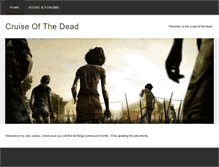 Tablet Screenshot of cruiseofthedead.weebly.com
