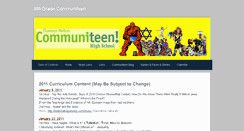 Desktop Screenshot of 8thgradecommuniteen.weebly.com