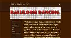 Desktop Screenshot of luv2dancecom.weebly.com