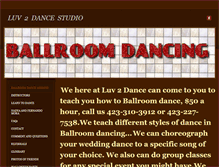 Tablet Screenshot of luv2dancecom.weebly.com