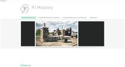 Desktop Screenshot of pjmasonry.weebly.com