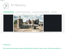 Tablet Screenshot of pjmasonry.weebly.com