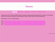 Tablet Screenshot of oceanateam.weebly.com