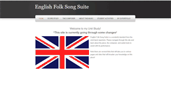 Desktop Screenshot of englishfolksongsuite.weebly.com