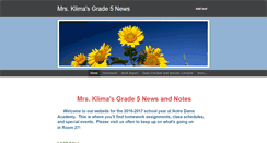 Desktop Screenshot of mrsklima.weebly.com