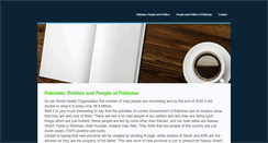 Desktop Screenshot of politicsandpeopleofpakistan.weebly.com