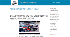 Desktop Screenshot of portlandtowingservice.weebly.com