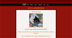 Desktop Screenshot of evilmonkeysite.weebly.com