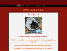 Tablet Screenshot of evilmonkeysite.weebly.com