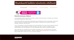 Desktop Screenshot of mustekasetit.weebly.com
