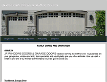 Tablet Screenshot of jrgaragedoors.weebly.com