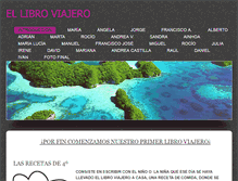 Tablet Screenshot of ellibroviajero.weebly.com