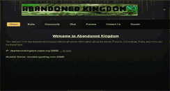 Desktop Screenshot of abandonedkingdom.weebly.com