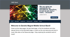 Desktop Screenshot of danielsband.weebly.com