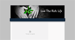 Desktop Screenshot of livetherichlife.weebly.com