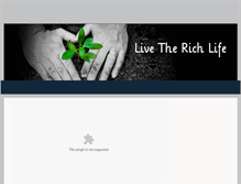 Tablet Screenshot of livetherichlife.weebly.com