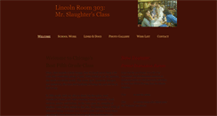 Desktop Screenshot of lincoln303.weebly.com