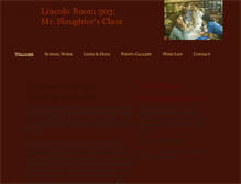 Tablet Screenshot of lincoln303.weebly.com