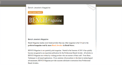 Desktop Screenshot of benchjewelersmagazine.weebly.com