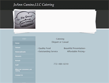 Tablet Screenshot of jcaminocatering.weebly.com