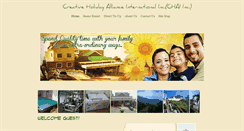 Desktop Screenshot of creativeholidayalliance.weebly.com