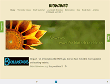 Tablet Screenshot of biowaves1.weebly.com