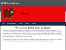 Tablet Screenshot of bearbrainbuilders.weebly.com