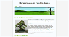 Desktop Screenshot of bonsaipflanzen.weebly.com