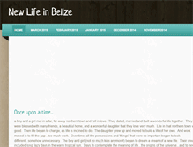 Tablet Screenshot of newlifeinbelize.weebly.com