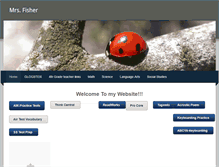 Tablet Screenshot of fisherfourth.weebly.com