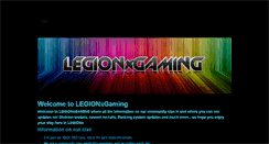 Desktop Screenshot of legionxgamingws.weebly.com