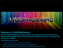 Tablet Screenshot of legionxgamingws.weebly.com