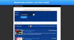 Desktop Screenshot of nahradnedielylandrover.weebly.com