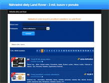 Tablet Screenshot of nahradnedielylandrover.weebly.com