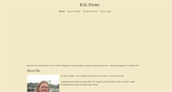 Desktop Screenshot of kalfarms.weebly.com
