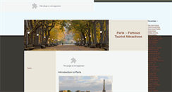 Desktop Screenshot of parisattractions.weebly.com