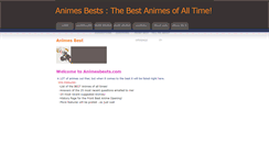 Desktop Screenshot of animesbests.weebly.com