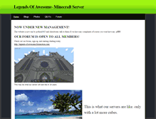 Tablet Screenshot of legends-of-awesome.weebly.com