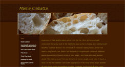 Desktop Screenshot of mamaciabatta.weebly.com